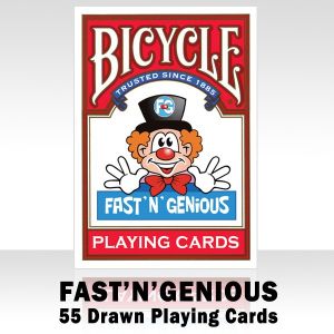 Jeu de cartes Fast'n Genious : Cartes Bicycle pour magie pour enfants par Yoan TANUJI et JC BRIAND