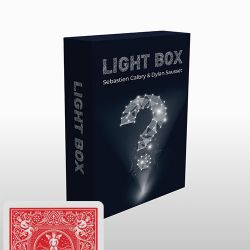 tour de magie light box sebastien calbry dylan sausset rouge bleu lumiere smartphone flash
